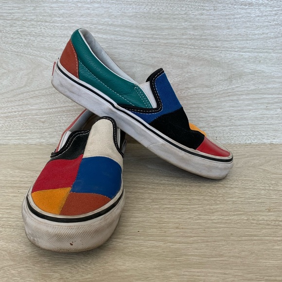 Vans Patchwork Slip Ons - Picture 4 of 8